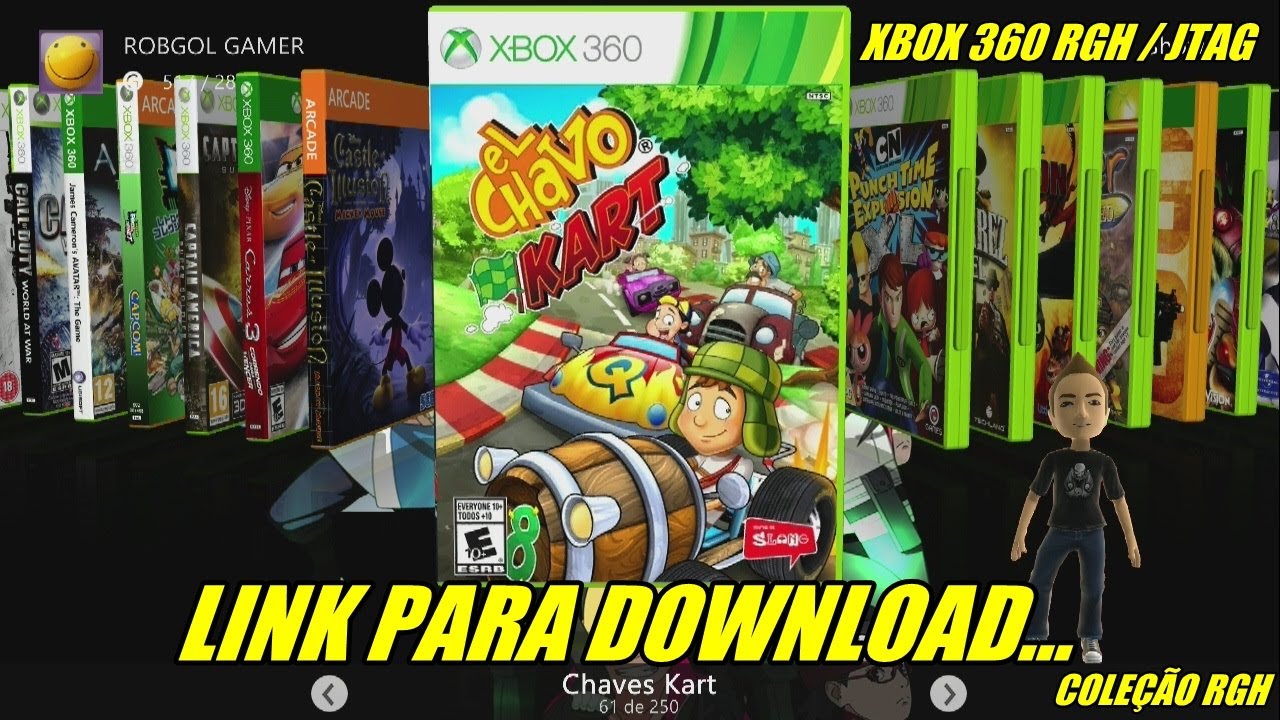 Jogo Chaves Kart Xbox 360 - Jogo em Português PT-BR