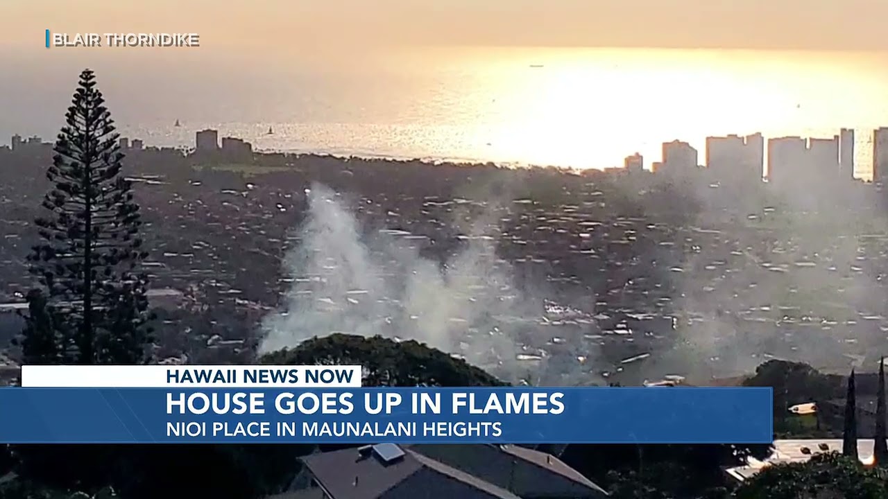 Firefighters extinguish Kaimuki house fire, investigation underway