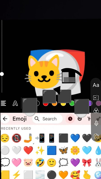 #emoji cat my new oc name is Kitty chan