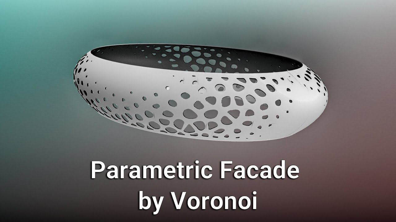 parametric Facade by using Voronoi - grasshopper tutorial - YouTube