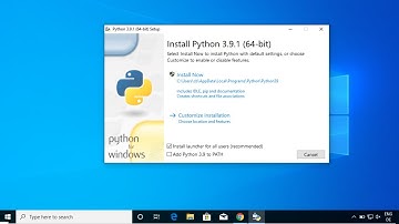 How to Install Python 3.9.1 on Windows 10