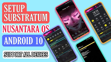 Setup Substratum Theme CyberPunk di Nusantara OS LTS Android 10 Support All devices