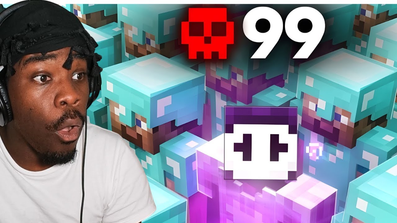 Реакция 100 ютуберов против самого смертоносного игрока в мире