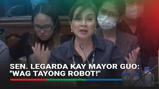 Sen. Legarda sa pagkukuwento ni Mayor Guo ng kanyang kabataan: 'Wag tayong robot!' | ABSCBN News