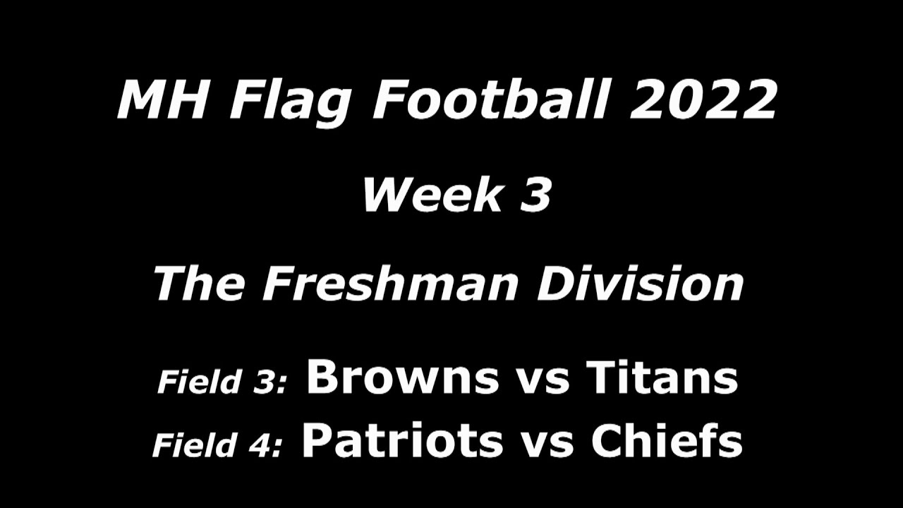 MHFF 2022 - Week 3 - Freshman Division - Fields 3 & 4 - YouTube