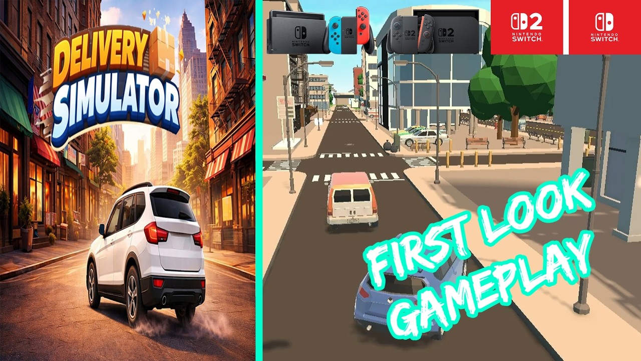 Delivery Simulator – Nintendo Switch / Switch 2 Gameplay