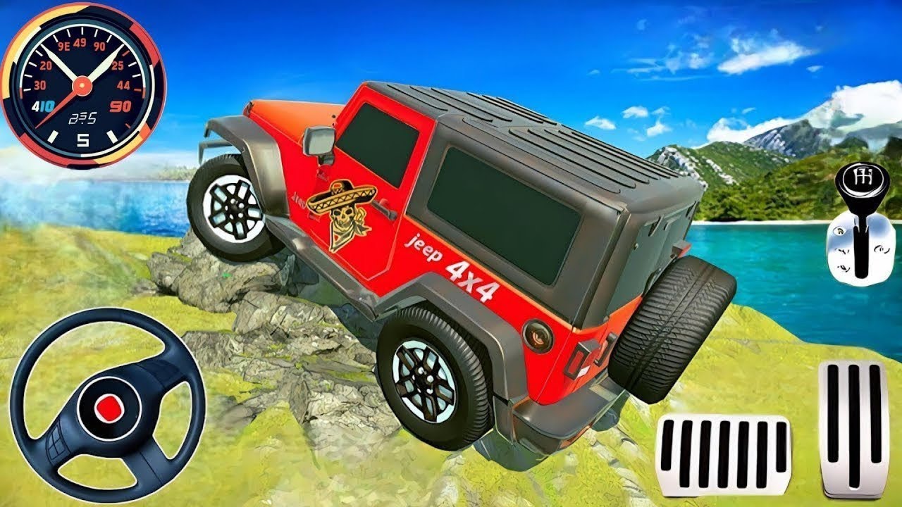 Jeep 4×4 off-road adventure - SUV jeep offroad jeep games