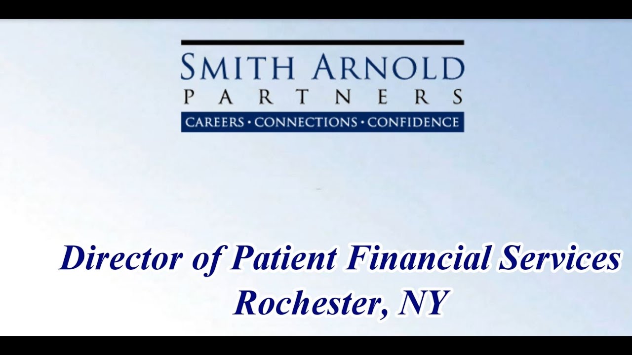 Director of Patient Financial Services (CLOSED) Smith Arnold Partners
