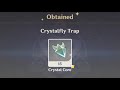 This Gadget gives you 15 Crystal Cores Every week....(genshin impact)