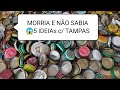 DIY DO LIXO AO LUXO COM TAMPAS DE GARRAFAS. 5 ARTESANATOS FAÇA E VENDA 🤑 DECORE, ORGANIZE, RECICLA