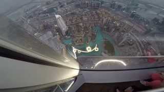 Dubai Fountains From Burj Khalifa SKY Deck