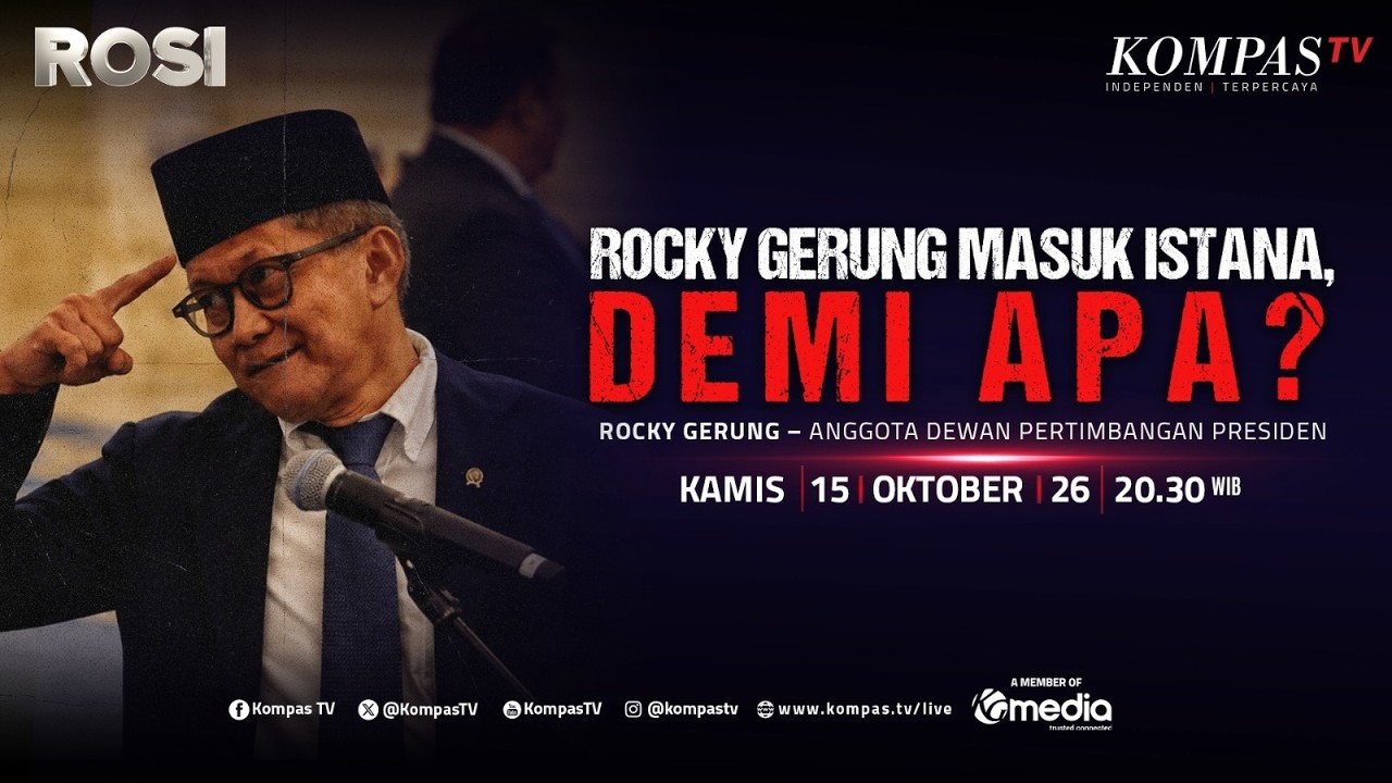 🔴 LIVE - Rocky Gerung Masuk Istana Jadi Wantimpres, Masih Bebas Bersuara? | ROSI
