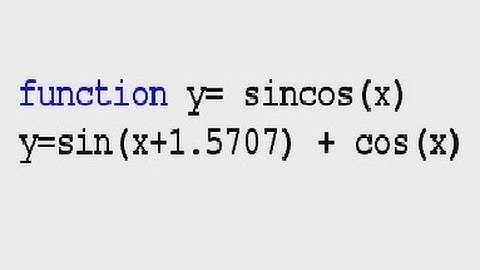 Matlab Function M-Files