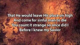 Video thumbnail of "My Savior My God - Aaron Shust (with lyrics)."