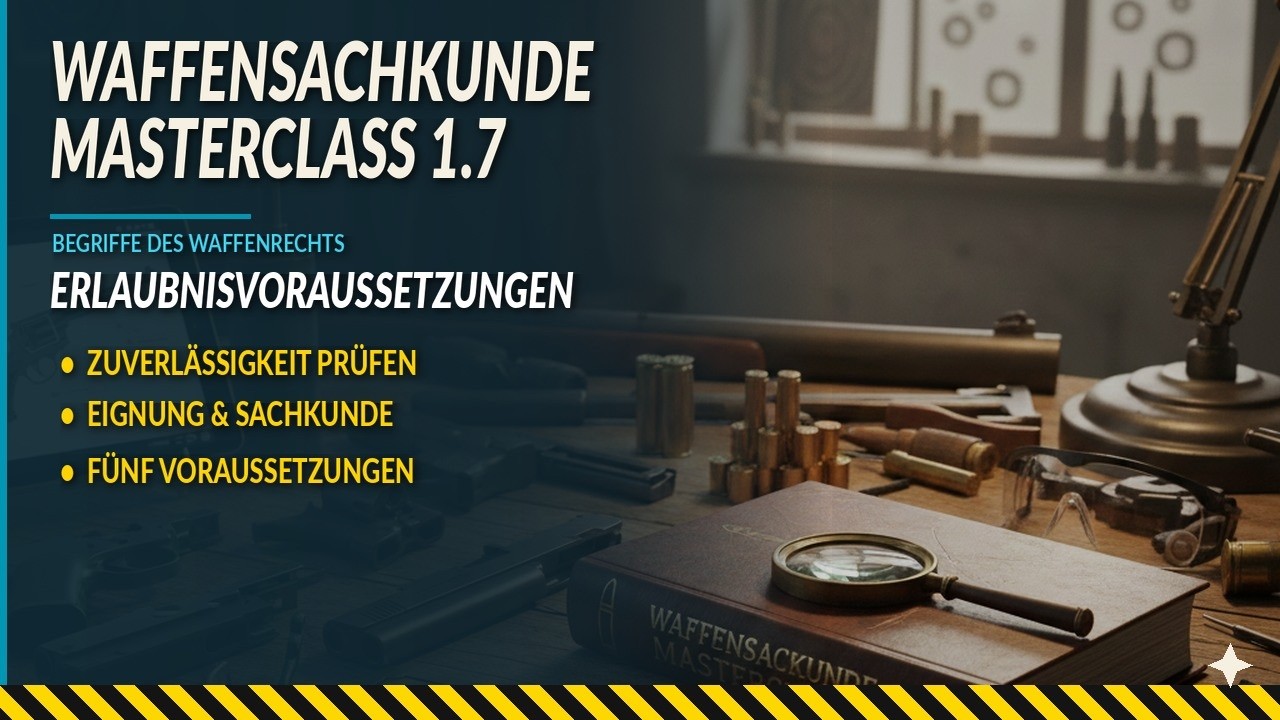 5 Huerden zur Waffenbesitzkarte