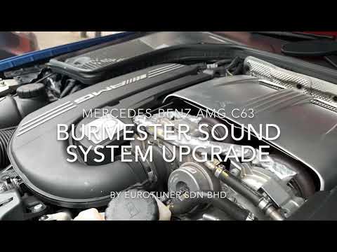 Mercedes Benz Amg C63 W5 Burmester Premium Sound System Upgrade Youtube