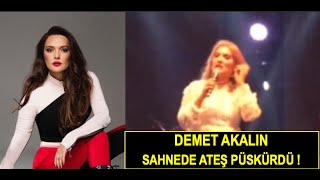 Samsun'da Konser Veren Demet Akalın, Sahnede Ateş Püskürdü! Resimi