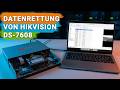 So stellen Sie Videodateien von einem Hikvision DS-7608ni NVR mit HikvisionFS-Dateisystem wieder her
