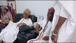 The Great Ooni of Ife pays courtesy visit to Olubadan Oba Rasheed Ladoja