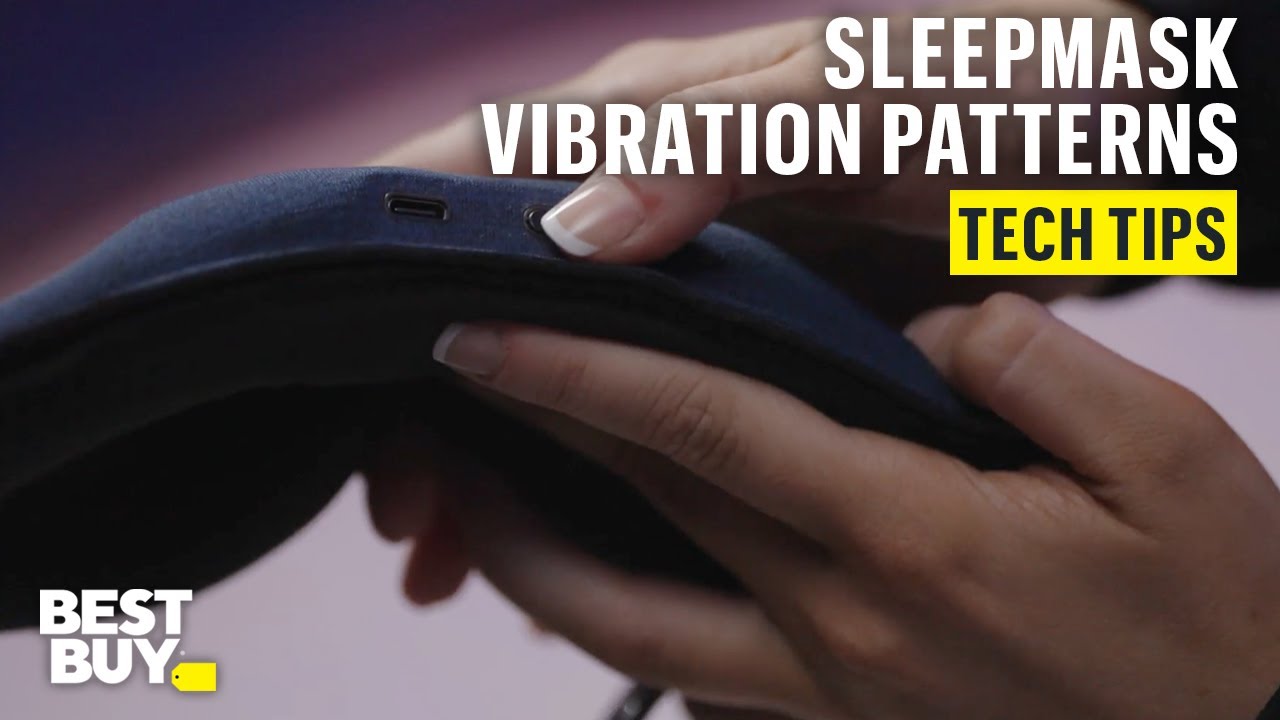 Choosing a Vibration Pattern on the Therabody SleepMask – Tech Tips from Best Buy