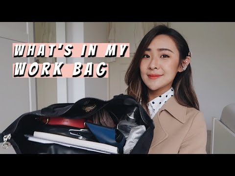 我的上班包包裡裝什麼？What's in my Work Bag? Chloé mini C LONGCHAMP Le-Pliage | VickyVickyChanChan
