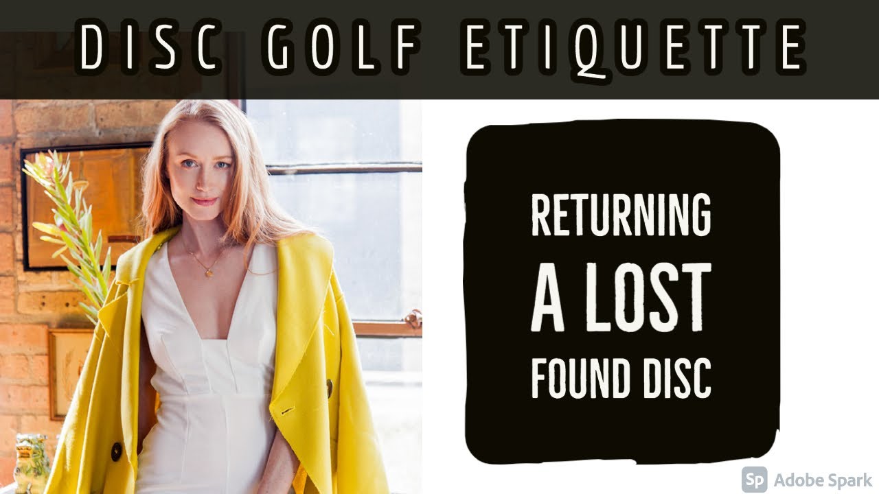 Disc Golf Etiquette Returning a Lost/Found Disc YouTube