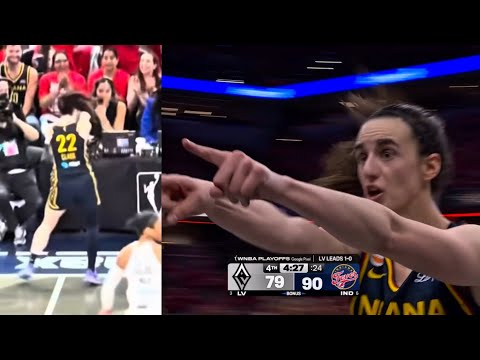 Caitlin Clark told Candace Parker “F**k you think this was” after clutch 3 😂
