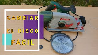 Flecha Apariencia Impresionismo COMO CAMBIAR EL DISCO DE LA SIERRA CIRCULAR BOSCH ⚙️ How to change the disc  of the circular saw. - YouTube