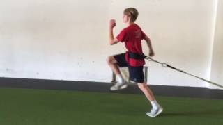 Sled Walking Lunges