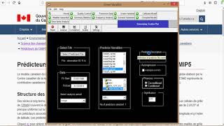 la réduction d'echelle ,scenarios climatiques régionals,Logiciel SDSM(driss imz) screenshot 5