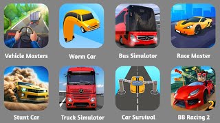 Vehicle Masters,Worm Car,Bus Simulator Ultimate,Race Master 3D,Stunt Car Extreme screenshot 2