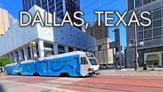 Life in Dallas, Texas 🇺🇸  - 4K UHD Walking tour of Dallas Downtown