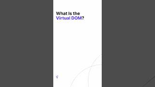 What Is the Virtual DOM  #code #programming #javascript #typescript #reactjs