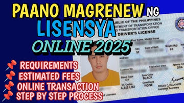 PAANO MAG RENEW NG LISENSYA ONLINE 2025 | HOW TO RENEW DRIVERS LICENSE ONLINE 2025