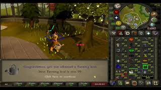 OSRS - 99 Farming @RSTeaBooks @OldSchoolRuneScape #osrs