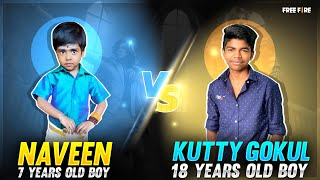 7 Years Old Boy NaveenVs 18 Years Old Boy Kutty Gokul 1 Vs 1 Tn Headshot King Vs Mp40 King