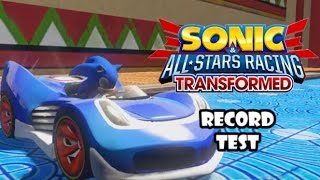 Sonic And All Stars Racing Transformed Record Test