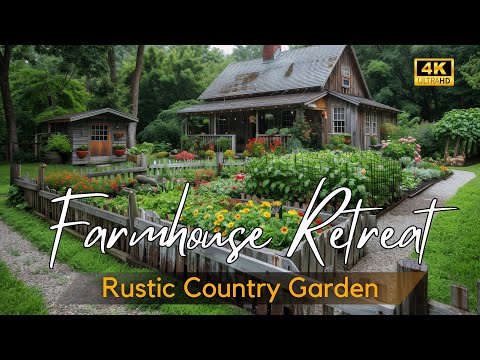 Rustic Farmhouse Garden Ideas: Integrating Countryside Charm and Tranquility into Your Outdoor Space