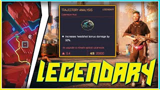Legendary "Trajectory Analysis" Cyberware Mod | HS Damage | Shop Location Guide - Cyberpunk 2077