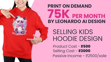 Make 75K per month Using Leonardo AI | Print on Demand