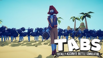🔥 TABS | Harpooner with Cheerleaders vs every units! (PIRATE UPDATE) 🔥