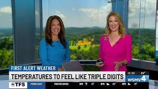First Alert Weather: Temperatures to feel like triple digits in Midstate