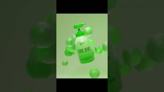 Handwash CGI Animation | Blender 3D Realistic Render #blendershorts #blender3d #blender