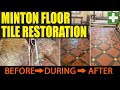 Restoration of a Minton Tiled Church Floor in Shilton Coventry