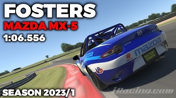 iRacing Oulton Park Fosters MX-5 - Guide Lap + Hot Lap + Setup + blap file - 1:06,556
