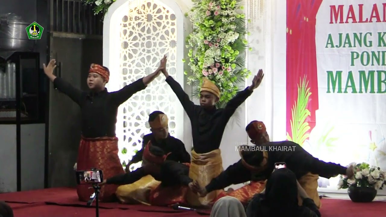 TARIAN SAMAN (ACEH) || MALAM PENTAS SENI PON-PES MAMBAUL KHAIRAT