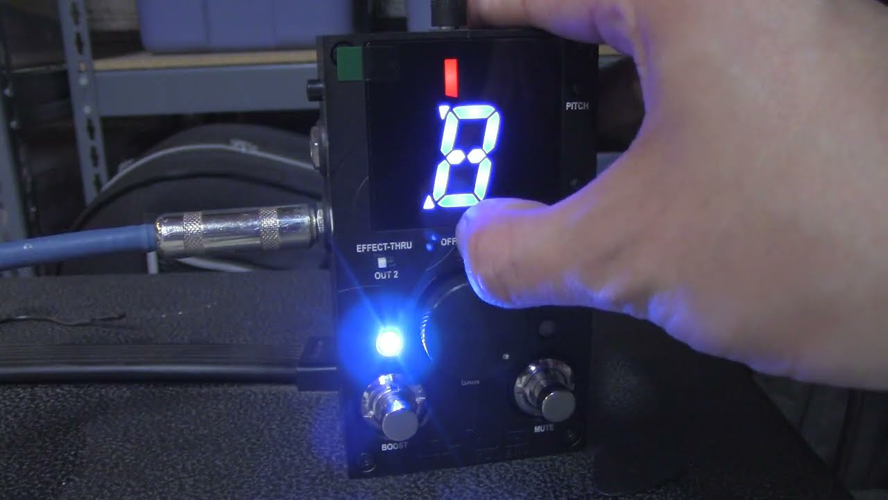 Using the Chug Tuner+ as an amplifier boost.