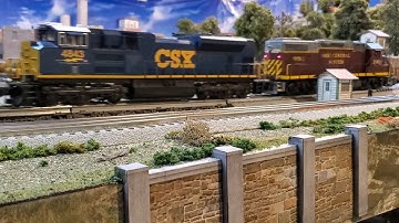 Lash ups - GP38-2 with SD70Ace and two Dash-8