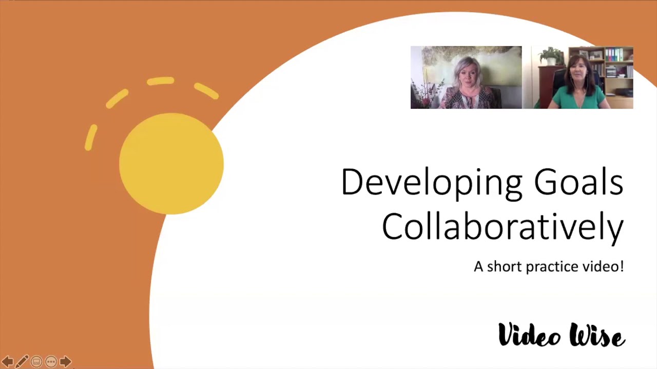 Developing goals with families