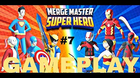 MERGE MASTER - SUPER HERO | LEVEL 60 TO 72 | GAMEPLAY #7